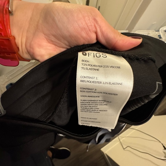 Figs black scrub pants - Picture 5 of 5